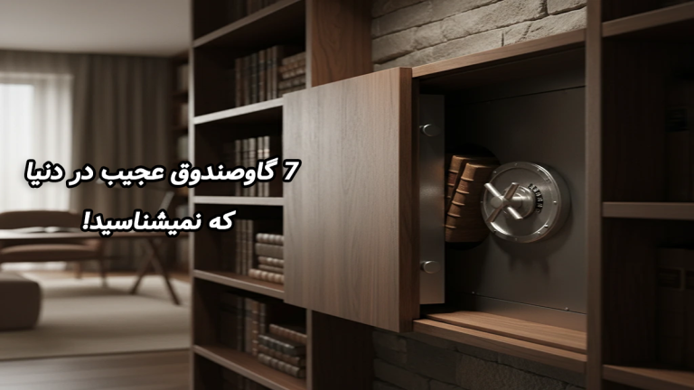 گاوصندوق های عجیب و مخفی در دنیا
